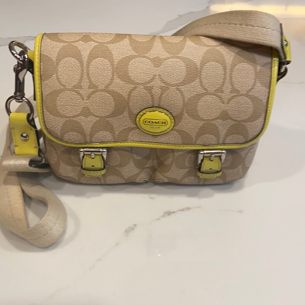Coach Buckle Accent Crossbody
